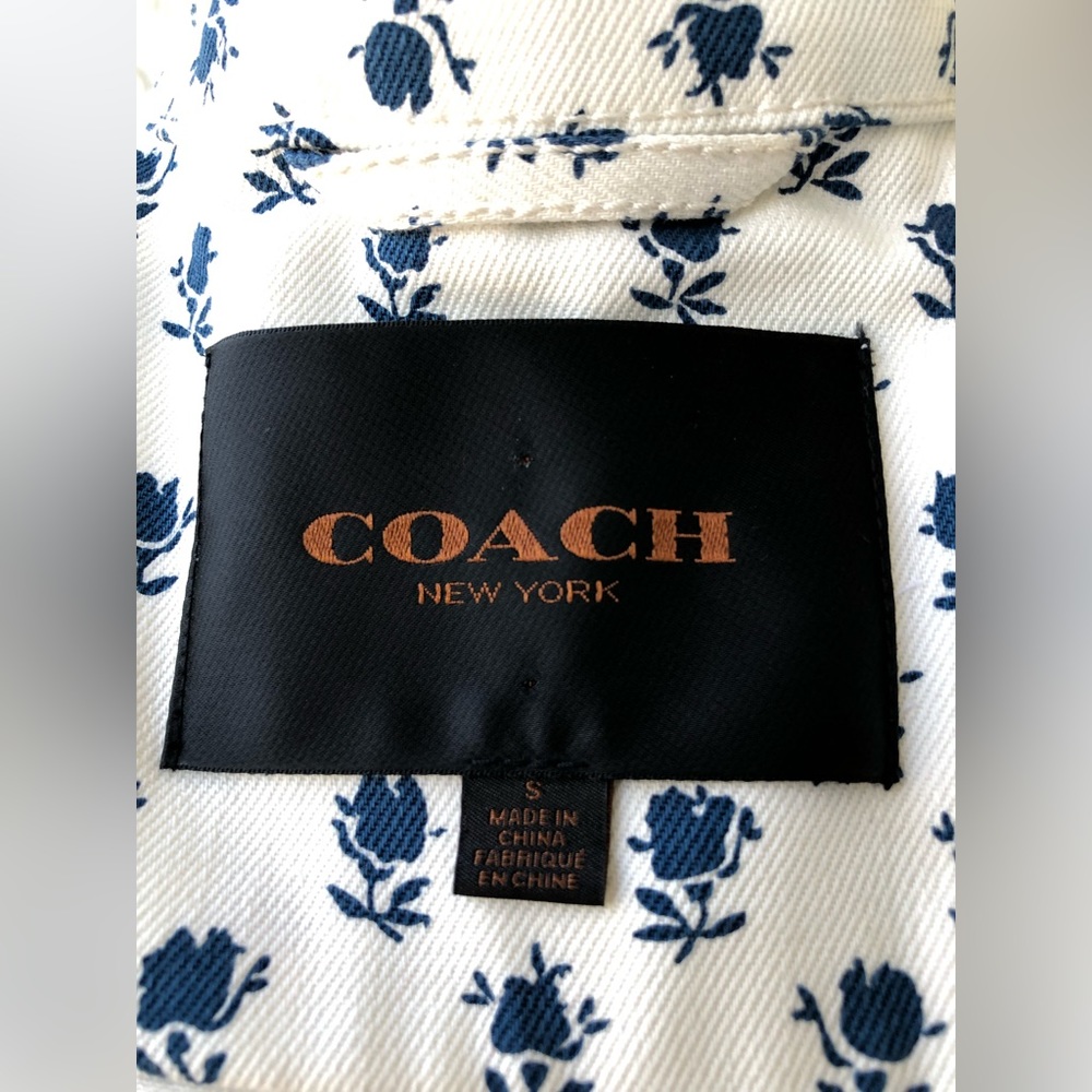 Coach denim jacket❤️ - Picture 7 of 9